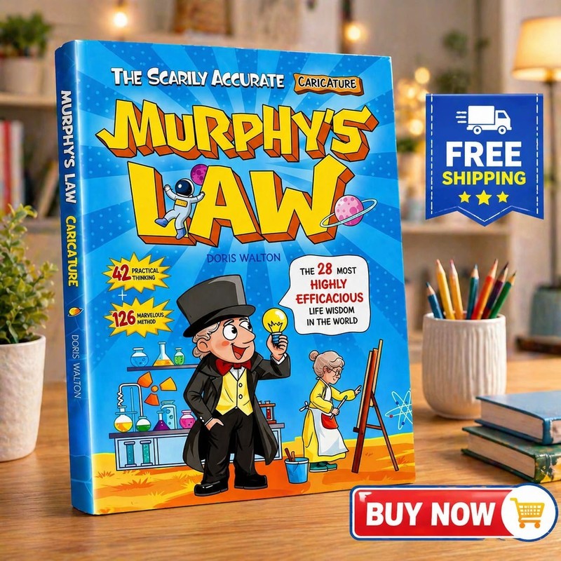 Kids Educational Comic Book Murphy Law Inspired Fun Learning 8-12