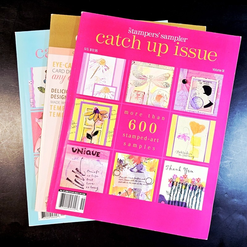 3 CATCH UP ISSUES Stamper’s Sampler Magazines Stampington &Company IX 15 2007 mg