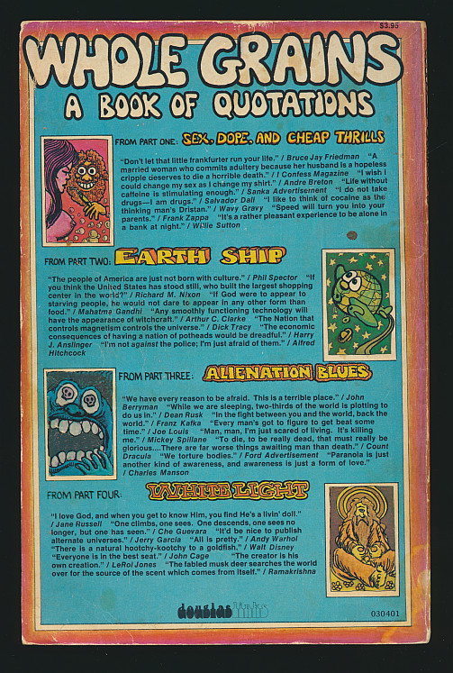 Art Spiegelman Illustrations 1973 First Printing Whole Grains First Edition gallery