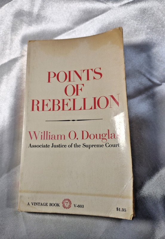 Points Of Rebellion By William Douglas – Vintage Paperback 1970