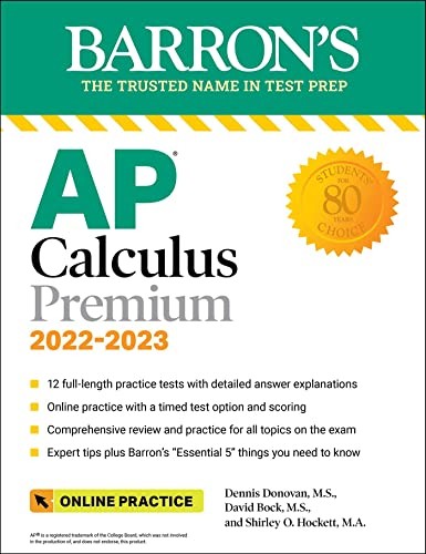 AP Calculus Premium, 2022-2023: … by Hockett Ph.D., Shirl Paperback / softback