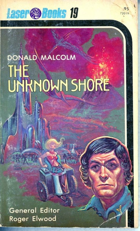 VP-458 Vintage Science Fiction Paperback THE UNKNOWN SHORE Donald Malcom 1976