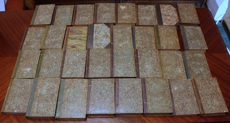 (32) 1820s Tauchnitz Latin & Greek Classics Mini-Library Tacitus Seneca Leipzig gallery