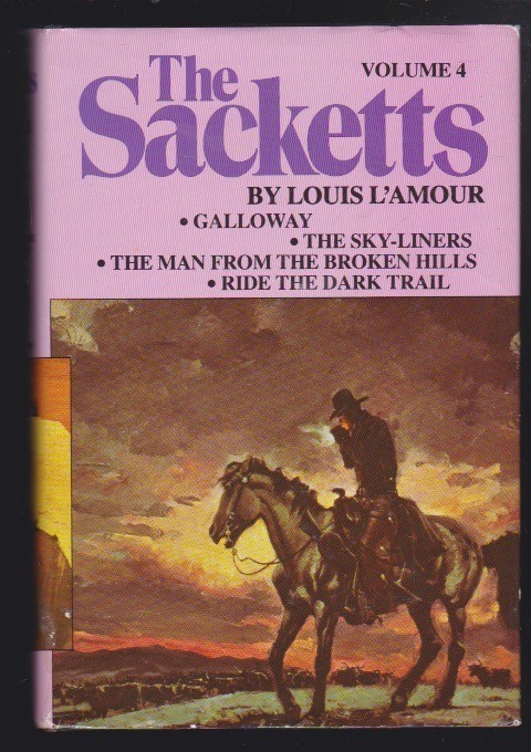 The Sacketts #4: 4-in-1 Novels by Louis L’Amour 1980 LN