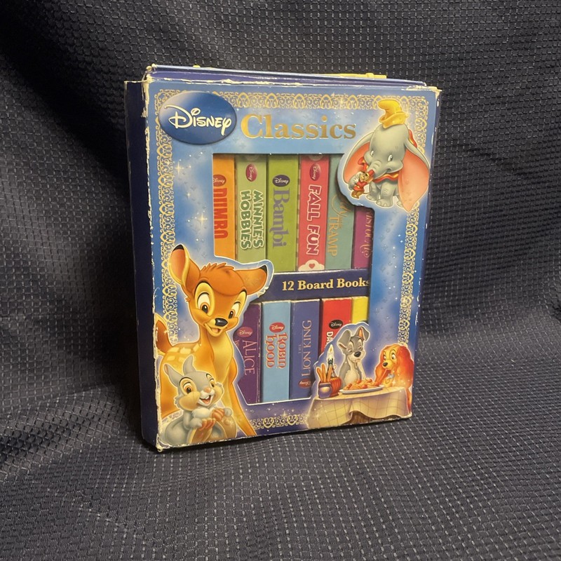 Disney: Classics 12 Board Books by PI Kids 2011, Children’s Board Books