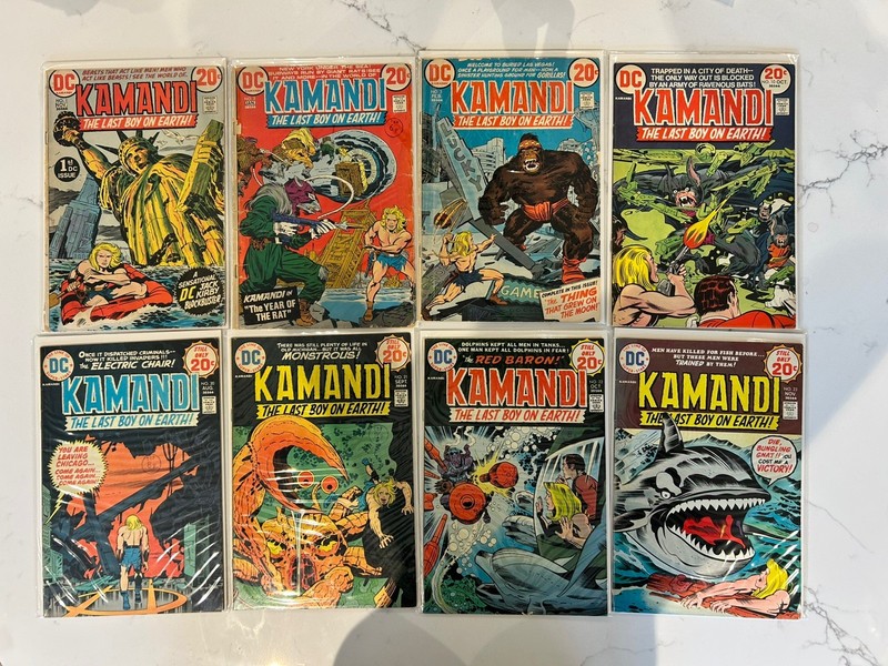 KAMANDI THE LAST BOY ON EARTH #1-3, 10, 20-40 25 Comics in Total. Kirby. Set/lot