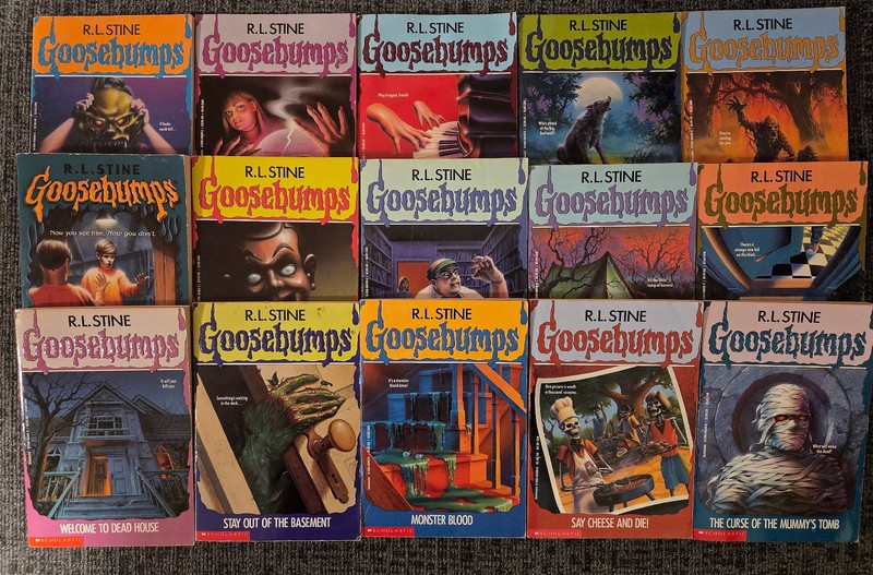 Goosebumps vol. 1 #1-43,45,46,49, 51,52,55 1st Editions, 19 1st prints, 62 books