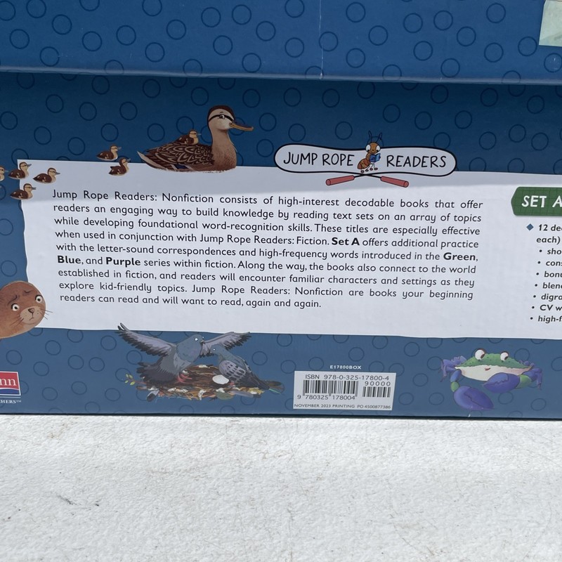 Jump Rope Readers Classroom Set. Non Fiction Set A. NEW gallery