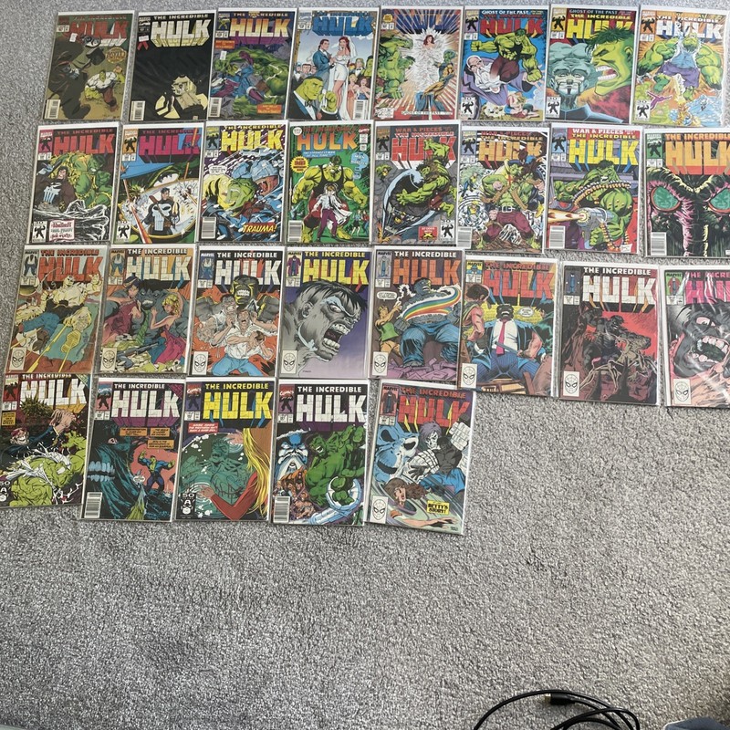 THE INCREDIBLE HULK Comic Bundle 29 comics from issue 360 – 421