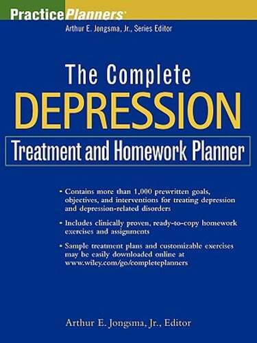 The Complete Depression Treatment and Homework Planner by David J Berghuis: Used