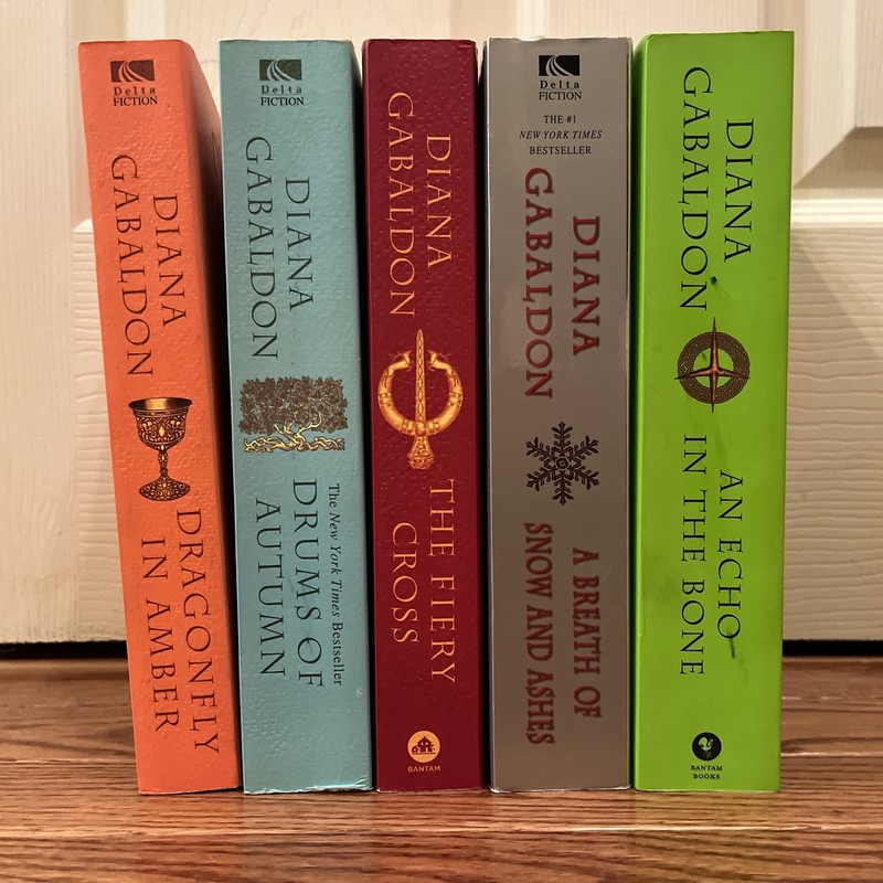 Diana Gabaldon Dragonfly, Drums, Fiery Cross, Breath, Echo – Outlander 2 4 5 6 7