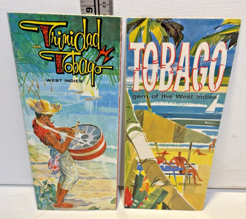 Vintage 1950s- Trinidad & Tobago Travel Brochures