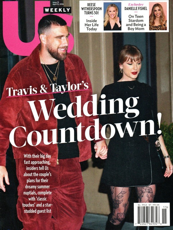 Us April 13 2026 Travis Kelce Taylor Swift Reese Witherspoon Danielle Fishel