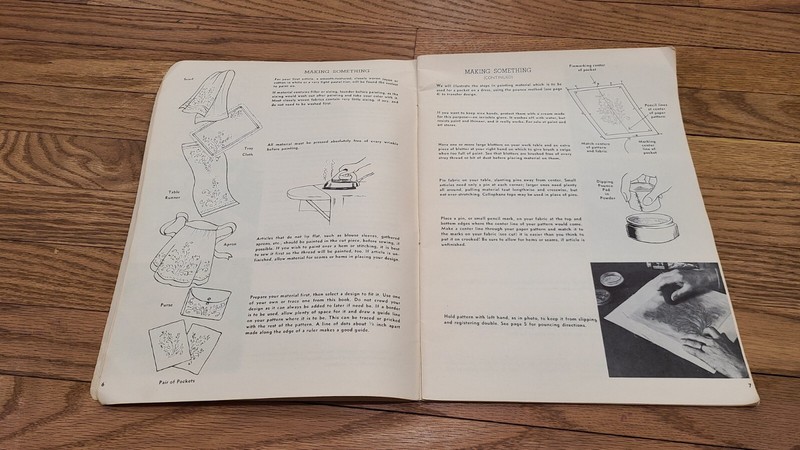 How To Paint On Textiles Marion Van Zandt #43 Walter T. Foster Art Service 1950 gallery