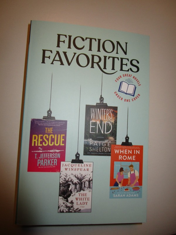 READERS DIGEST=FICTION FAVORITES=PAPER BACK=4 STORIES IN 1=2023=394 PAGES=NWOC