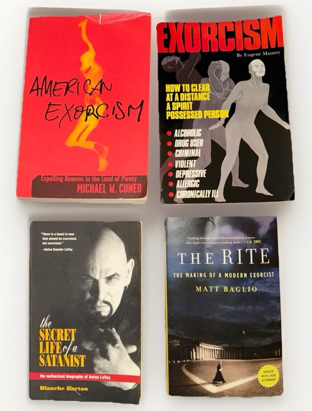 Occult Exorcism Book Lot Demonology Satanism Rite Anton LaVey Paranormal