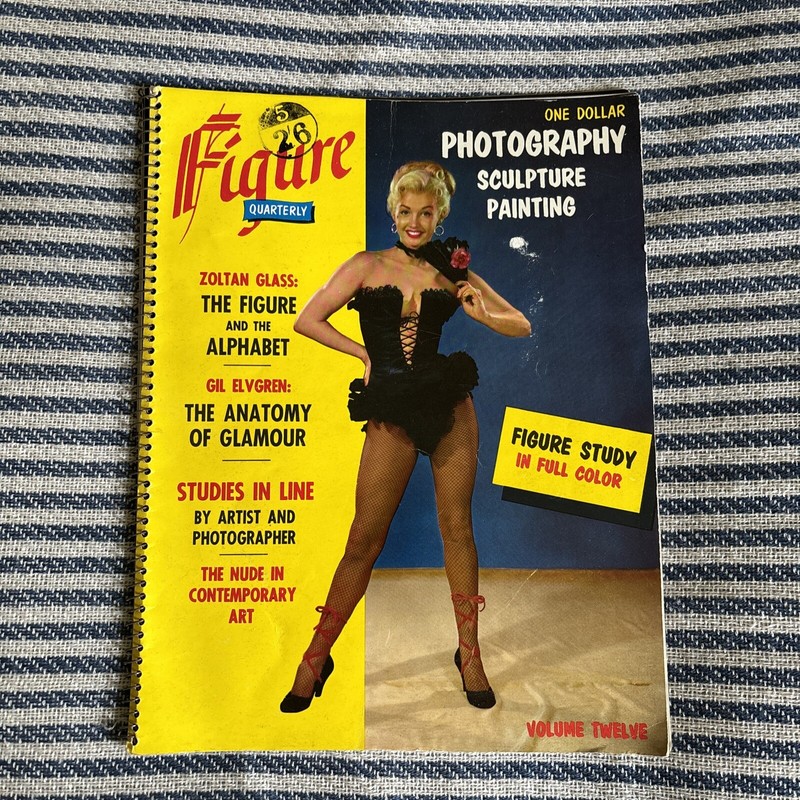 Figure Quarterly Volume #12, 1956 Vintage / Drawing, Modelling, Photography