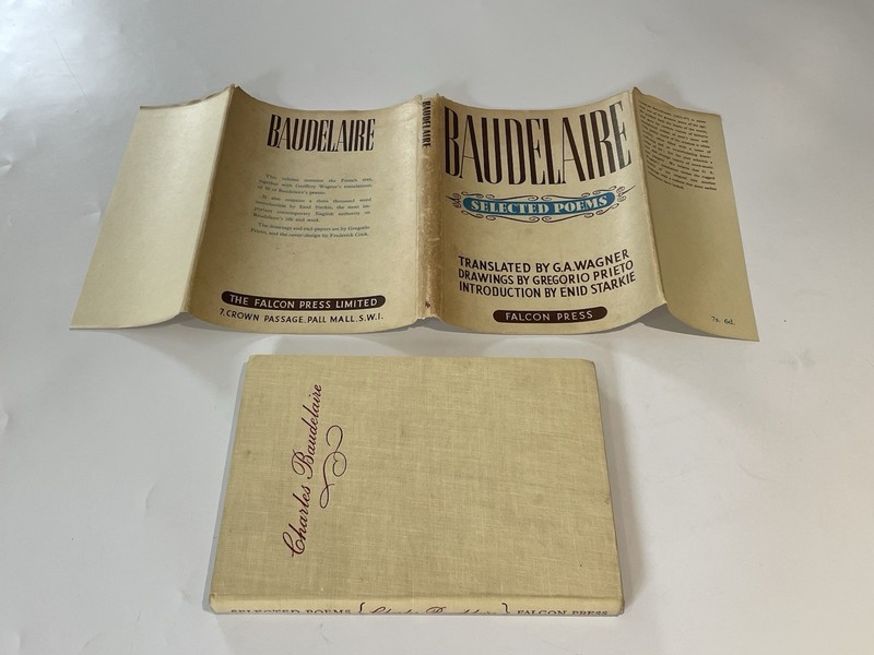 Charles Baudelaire: Selected Poems Falcon Press 1st ed 1946 Illustrations gallery