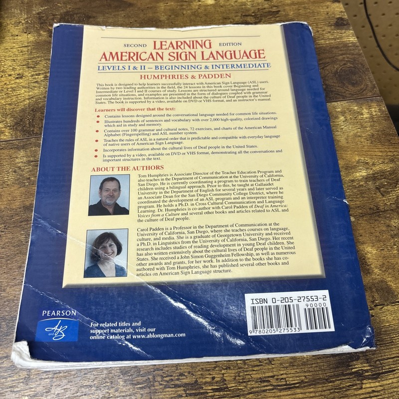 Learning American Sign Language : Beginning and Intermediate, Levels 1-2 by... gallery