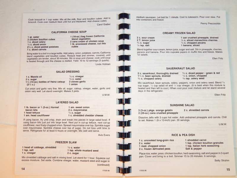 Unbearably Good! Forest Park United Methodist Church Cookbook 1996 Lima, Ohio gallery