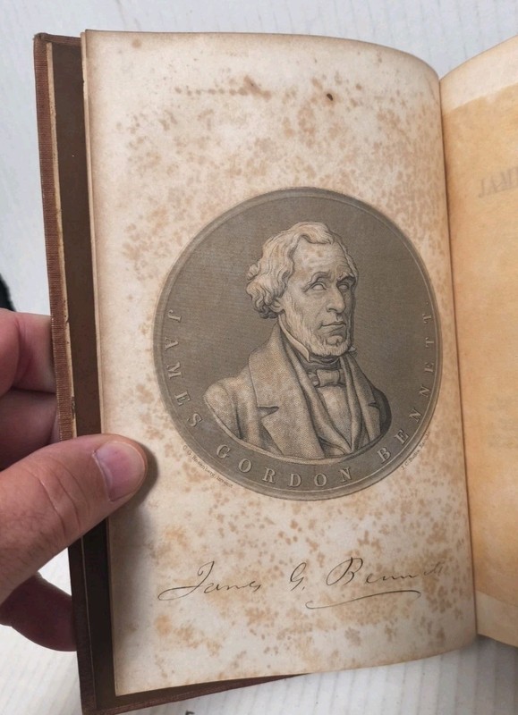 Memoirs of James Gordon Bennett and His Times by A Journalist 1855 antique gallery