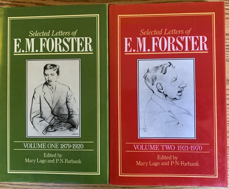 Selected Letters of E. M. Forster Two Volume Set Lot – Hardcover – first edition