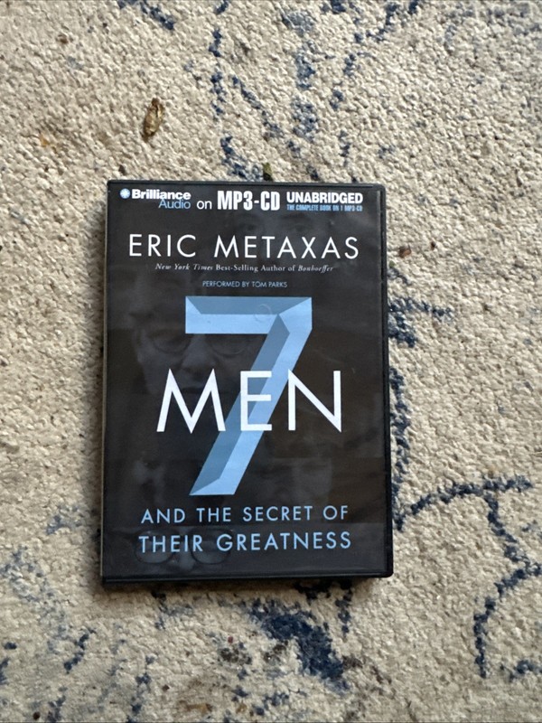 Seven Men: And the Secret of Their Greatness – Audio CD By Metaxas, Eric -NEW 🔥