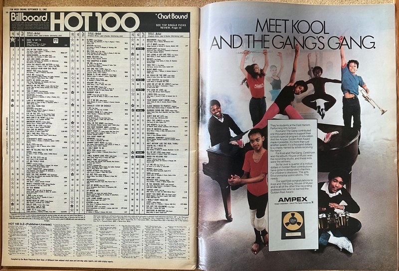 BILLBOARD Magazine VTG Issue - Sept 11, 1982 w/ Week-End Charts • Texas Scene gallery
