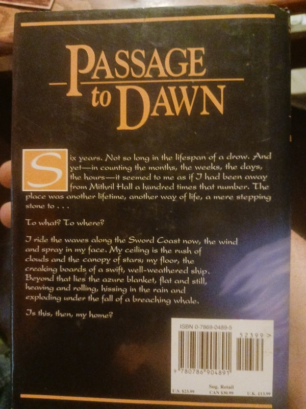 Legacy of the Drow Ser.: Passage to Dawn by R.A. Salvatore (1996, Hardcover) gallery