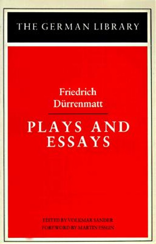 Plays and Essays Paperback Friedrich Durrenmatt