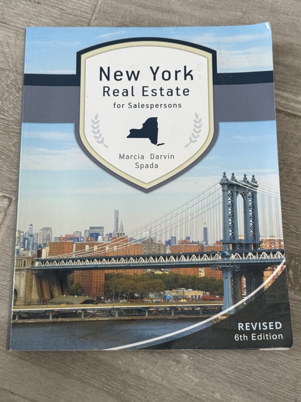 🏡 New York Real Estate For Salespersons Marcia Davin Spada Revised 6th Edition