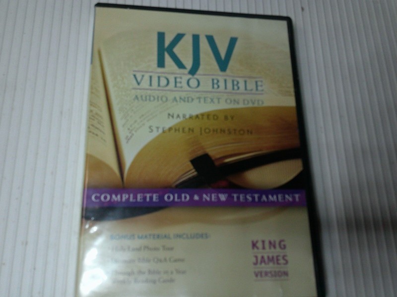 KJV VIDEO BIBLE: KING JAMES VERSION: INCLUDES BONUS By Stephen Johnston