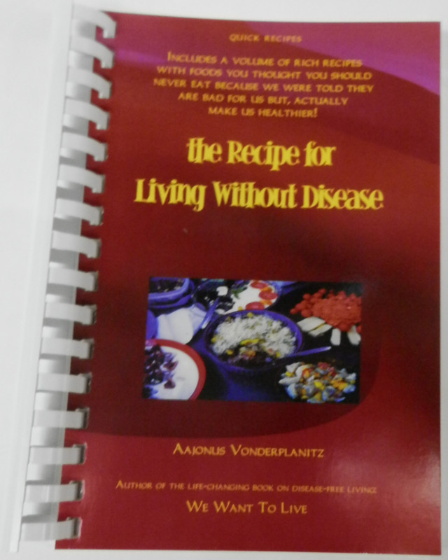 the Recipe for Living Without Disease by Aajonus Vonderplanitz [raw food] gallery