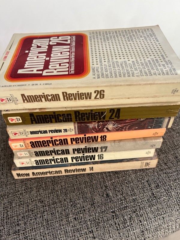 LOT Of 7 New American Review, #14,16,17,18,20,24,26,Mass Market Paperbacks