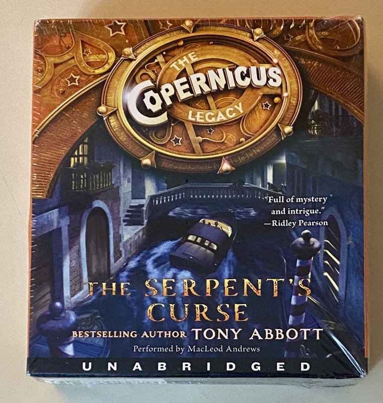 The Copernicus Legacy-The Serpents Curse-Tony Abbott-Audio Book Set – NEW SEALED