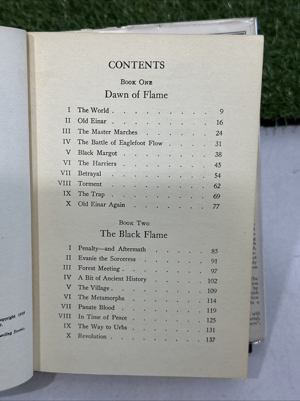 The Black Flame, Stanley J. Weinbaum, First Edition 1948 gallery