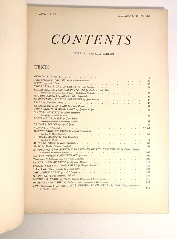 1930s Verve French Review of Art Magazine No 5-6 Typo Helio Litho Paris gallery
