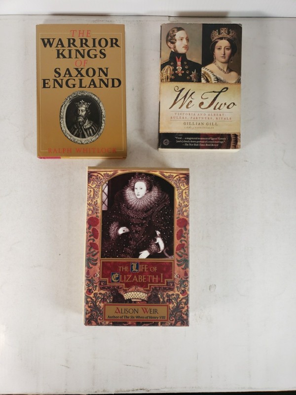 British Royalty History (9 Book Lot) England, United Kingdom, Kings, Queens gallery