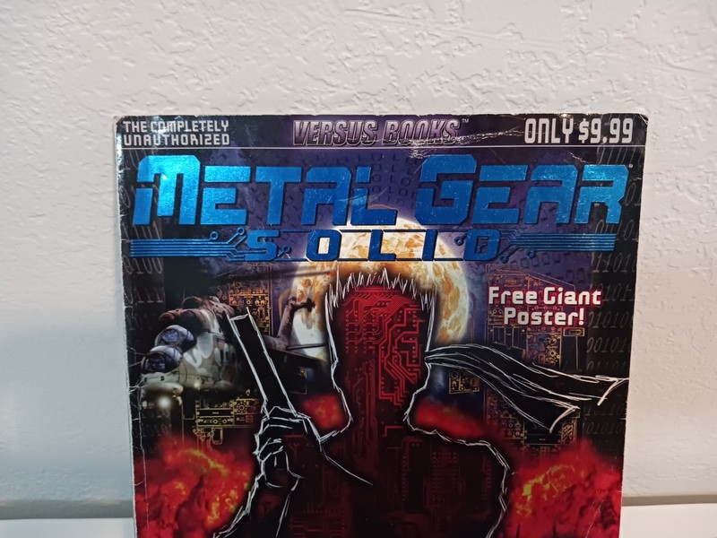 Metal Gear Solid Strategy Guide Versus Books Perfect Guide PS1 1998 NO POSTER gallery