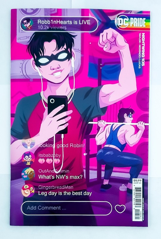 Nightwing #105 (Cover D Yoshi Yoshitani DC Pride Card Stock Variant) NM B&B