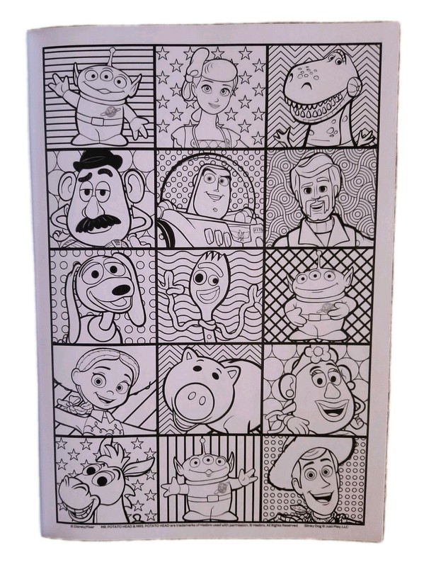 DISNEY TOY STORY Advanced Coloring Book with Tear & Share Pages NEW! Free Ship! gallery