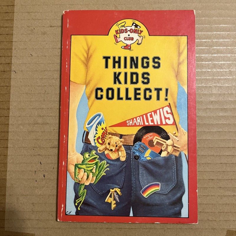 Things Kids Collect Book 1980 Shari Lewis 1st Vintage RARE Kids Only Club