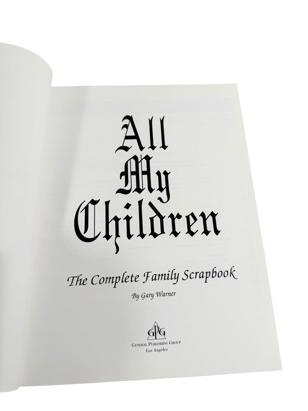 All My Children Complete Family Scrapbook 25th Anniversary 1994 Gary Warner gallery