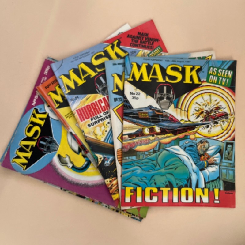 IPC Fleetway MASK Comic Job Lot 3 – 22 23 24 25 26 27 34 52 54 57