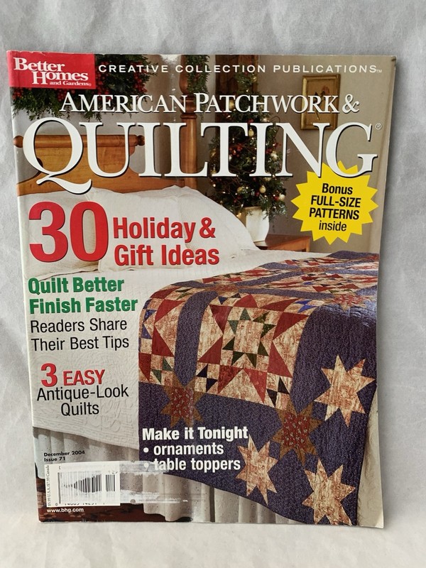 American Patchwork & Quilting Arts Magazine December 2004/No. 71 R17-4