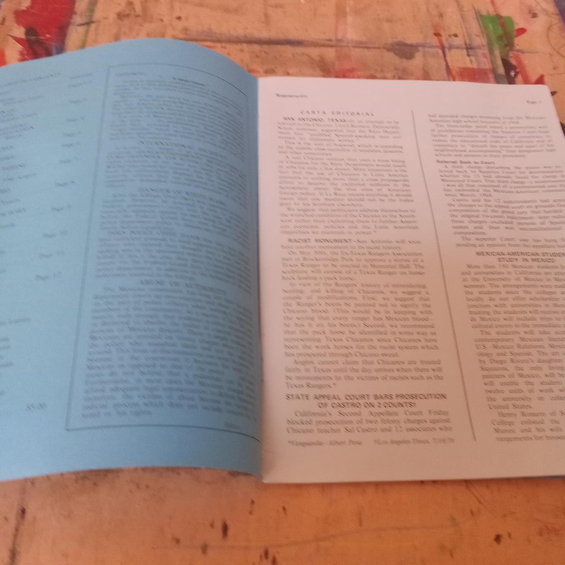 Regeneracion Vol I No 5 1970 Regeneracion East Los Angeles 4to SC Pamphlet VG gallery