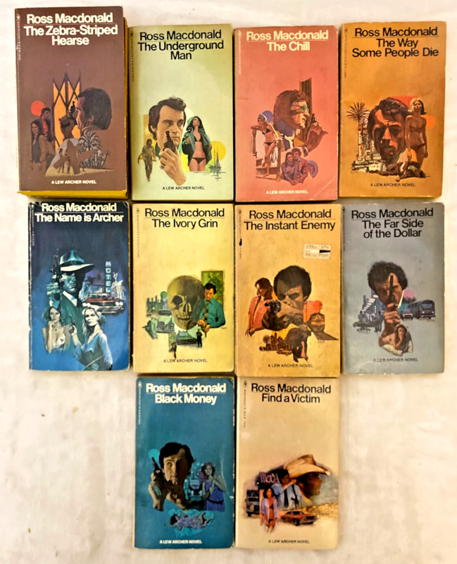 Lew Archer Ross Macdonald CHOOSE YOUR TITLE: BANTAM PB 1970s Good to VGood #3