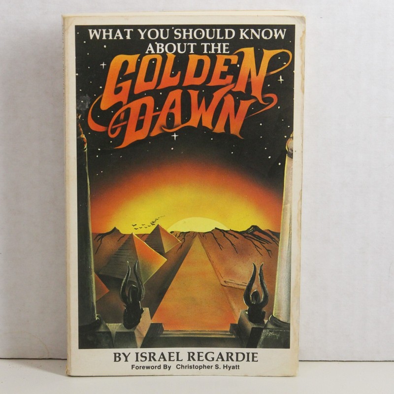 Golden Dawn 1985 Israel Regardie Paper Back Falcon Press