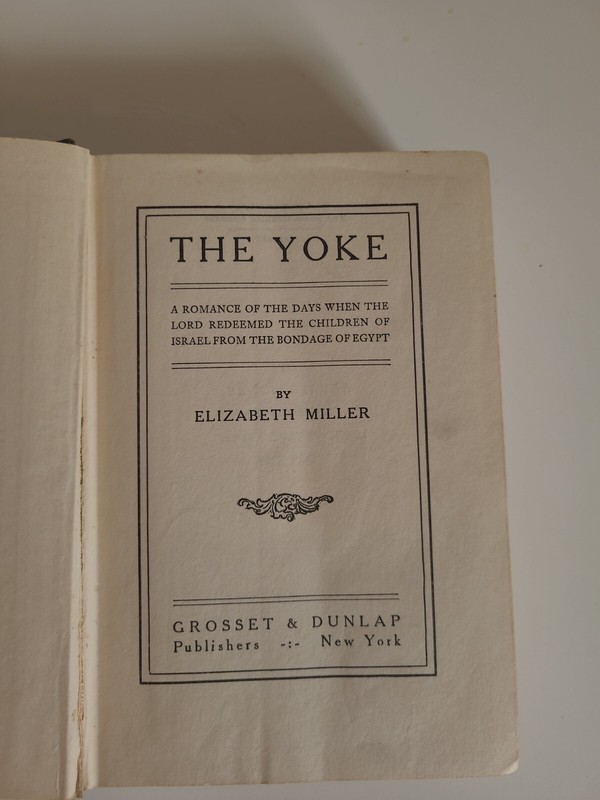 The Yoke By E. Miller, 1904 - Antique Decorative Book gallery