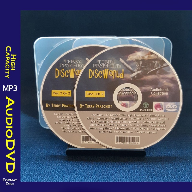 The DISCWORLD Series By Terry Pratchett – 57 MP3 Audiobook Collection
